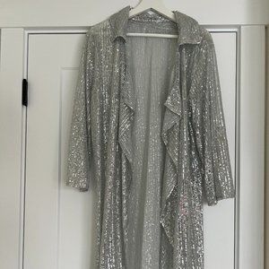 Sequined Duster Jacket | Elizabeth Gillett